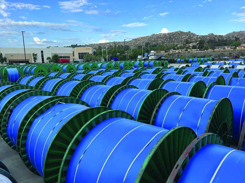 The difference between medium-voltage and low-voltage power cables.