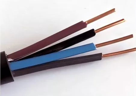 What are the insulating materials used in plastic-insulated control cables?